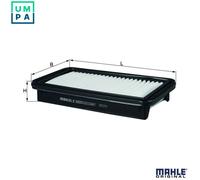 MAHLE LX 2833 - Air Filter Car - Engine