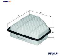 Air Filter LX2864 Mahle 178010R030 1780126020