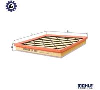 AIR FILTER LX 2881 FOR VAUXHALL ZAFIRA/Mk/III ASTRA/VI/VII CASCADA/Convertible