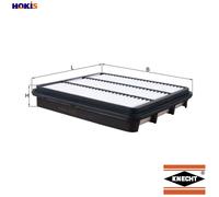 Air filter Filter Insert LX 2907 KNECHT for DAEWOO CHEVROLET