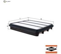 MAHLE LX 2907 Air filter