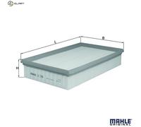 Air Filter LX296 Mahle 028129607D 034133837BA 050133837A 078133837 131129620 New