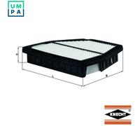 Air Filter fits OPEL ANTARA L07 2.4 2006 on Mahle 22745823 4802875 4807917 New