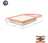 MAHLE Original Air Filter Insert LX 2995 - Fits Citroën, Peugeot, Toyota, Mitsubishi, DS