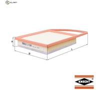 MAHLE Original Air Filter Insert LX 2995 - Fits Citroën, Peugeot, Toyota, Mitsubishi, DS