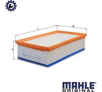 AIR FILTER LX 2996 FOR CITROËN C6 C5/III/Break PEUGEOT 407 DT20C 3.0L 6cyl C6