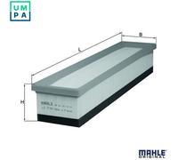 MAHLE LX 3144 Air filter