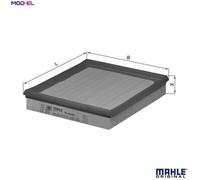 Mahle Original Air Filter LX 316 – 246mm x 41.9mm – Fits Vauxhall Opel Daewoo – OE Fit
