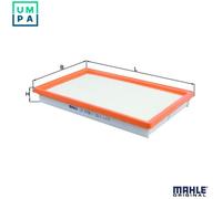 MAHLE Air Filter LX 3196/1 - Knecht Filter Engine Insert 281mm - Fits Suzuki SX4 S-Cross Vitara