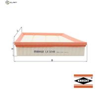 MAHLE LX 3246 - Air Filter Car - Engine