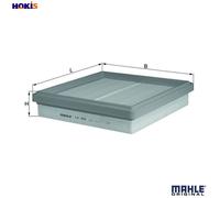 Mahle Knecht Air Filter Insert LX328 - 250mm L 245mm W 52.5mm H - Fits Porsche 911
