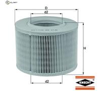 MAHLE LX330 Air Filter Insert 173mm Outer ⌀ Fits Renault Laguna Megane 19 21