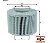 x1 Mahle Air Filter Filter Insert LX330 70536069 Made in AT