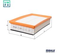 Air filter Filter Insert LX 3344 KNECHT for FORD TOURNEO CONNECT TRANSIT CONNECT