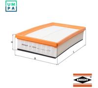 Air filter Filter Insert LX 3344 KNECHT for FORD TOURNEO CONNECT TRANSIT CONNECT