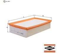 Air filter Filter Insert LX 339 KNECHT for AUDI 100 C4 Saloon 100 C4 Avant A6 C4