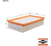 Mahle Air Filter LX339 - Fits Audi - Genuine Part - OE Matching Fit & Quality