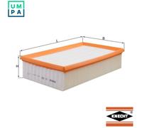 Air filter Filter Insert LX 339 KNECHT for AUDI 100 C4 Saloon 100 C4 Avant A6 C4