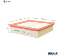 Mahle Original Air Filter LX 3471 – OE 6510940204 – fits Mercedes CLA/GLA (OM651.930)