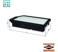 MAHLE Air Filter - LX3538