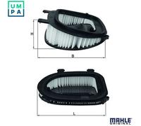 BMW X Series F25 F15 18d, 20dx, 25d N47 Air Filter Mahle Original 13717811026