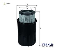 AIR FILTER LX 388 FOR MERCEDES-BENZ T1/TN/Van/Platform/Chassis 2.3L 4cyl T1 Van