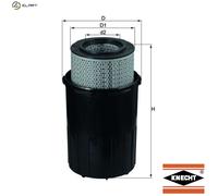 MAHLE LX 388 Air filter