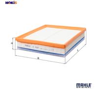 Air filter Filter Insert LX 3987 MAHLE for PEUGEOT VW FIAT MERCEDES-BENZ FORD DS