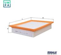 MAHLE LX405 Air Filter Insert 267.5mm Length Fits VW Golf Golf Van Vento