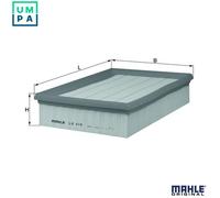 Air Filter LX418 Mahle 1L0129601C 1L0129601D 1L0129607M 1L0129607N 1L0129607Q