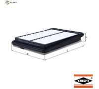 Air Filter fits RENAULT KADJAR 1.6D 2015 on R9M414 Mahle 165004EA0C 165464EA0C