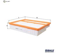 Air Filter fits MERCEDES ML500 W163 5.0 01 to 05 Mahle 0040941304 6040940004 New