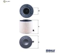 Air filter Filter Insert LX 4407 KNECHT for AUDI A4 B9 A4 B9 Avant A4 Allroad B9