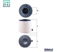 Genuine Mahle Engine Air Filter Insert - LX4407