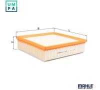 Mahle Air Filter LX 4426 LX4426 - for Precision OE Matching Fit and High Quality