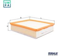 Genuine Mahle Engine Air Filter Insert - LX4479