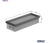 MAHLE LX 454 - Air Filter Car - Engine