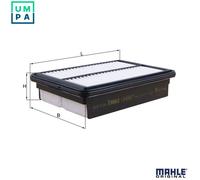 Air Filter LX4567 Mahle 28113BE000 28113F2000 28113F2000AS S28113F2000