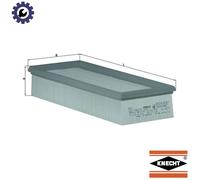 MAHLE LX 477 Air filter