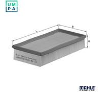 Mahle Original Air Filter LX494 - Fits BMW 7 Series, Alpina B12, 750 E38 - 13721702907