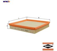Air Filter LX500 Mahle 1247404 13711247405 1247405 13721247404 13721247405 New