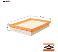 MAHLE LX523 Air Filter Insert 211mm Length 37.1mm Height Fits Opel Vauxhall
