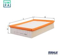 Mahle Original Air Filter Insert LX 537 - for VW Transporter / Caravelle Mk IV Bus