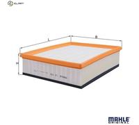 Air filter Filter Insert LX 538 KNECHT for VW TRANSPORTER / CARAVELLE Mk IV Bus