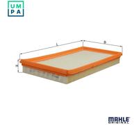 MAHLE LX 59 - Air Filter Car - Engine