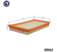 AIR FILTER LX 59 FOR VOLVO 340-360 240/Rural/Kombi/Break B200F/19E/200E 2.0L 240