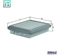 Air Filter LX591 Mahle MB906051 KL4713Z409U KL4713Z40 KL4713Z409A MB906052 New