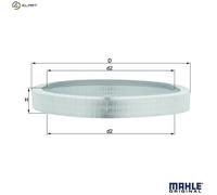 MAHLE LX 61 Air filter