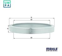 Air Filter fits MERCEDES 190 W201 2.3 82 to 93 M102.985 Mahle 0030943804 Quality