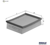 Air Filter LX642 Mahle 1420H3 1444J3 1444H0 1444VR 79807611 Quality Guaranteed